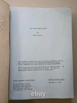 The Jessie Owens Story (1984) Original Movie Script by Harold Gast