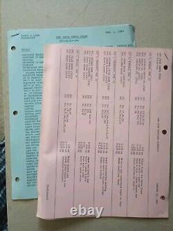 The Jessie Owens Story (1984) Original Movie Script by Harold Gast