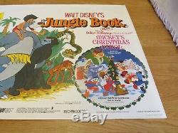 The Jungle Book Original 1983 Rr Uk Cinema Quad Film Poster Rare Rolled Disney