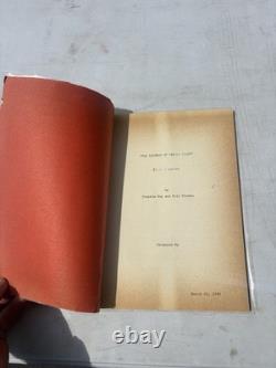The Legends Of Pancho Villa Movie Script 1956 Production Script Rare