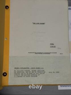 The Lone Ranger Movie Script Hand Typed Original 1955 Herb Meadow Clayton Moore