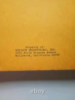 The Magnificent Seven Ride! (1972) Original Movie Script by Arthur Rowe