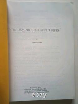 The Magnificent Seven Ride! (1972) Original Movie Script by Arthur Rowe