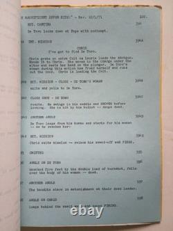 The Magnificent Seven Ride! (1972) Original Movie Script by Arthur Rowe