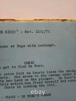 The Magnificent Seven Ride! (1972) Original Movie Script by Arthur Rowe