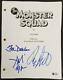 The Monster Squad Cast (3) Signed Movie Script Autograph Dekker Gower Bas