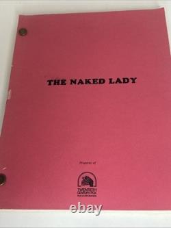 The Naked Lady Gene Wilder Original Movie Script, 1980