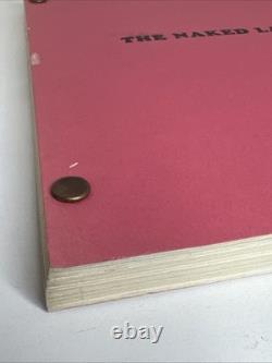The Naked Lady Gene Wilder Original Movie Script, 1980