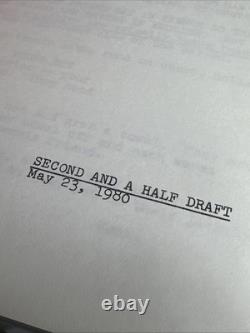 The Naked Lady Gene Wilder Original Movie Script, 1980