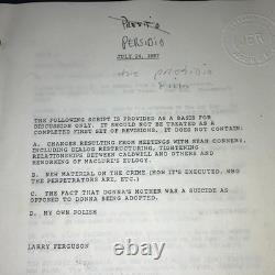 The Presidio 1987 Movie Script Sean Connery Thriller Discussion Draft COA