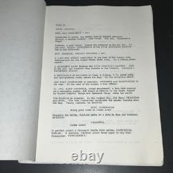 The Presidio 1987 Movie Script Sean Connery Thriller Discussion Draft COA
