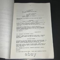 The Presidio 1987 Movie Script Sean Connery Thriller Discussion Draft COA