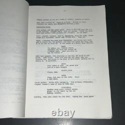 The Presidio 1987 Movie Script Sean Connery Thriller Discussion Draft COA