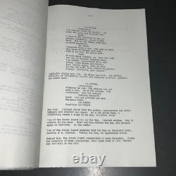 The Presidio 1987 Movie Script Sean Connery Thriller Discussion Draft COA