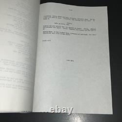 The Presidio 1987 Movie Script Sean Connery Thriller Discussion Draft COA