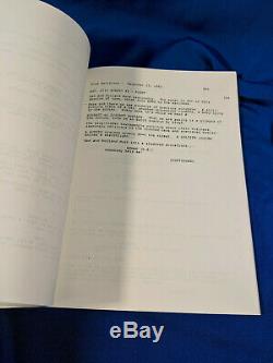 The Puppet Masters 1993-1994 Movie Film Screenplay Script Horror Terry Rossio