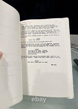 The Quick And The Dead Original Movie Script 1993 DiCaprio, Hackman Crowe, Stone