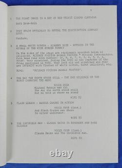The Rocky Horror Picture Show Original Script 1974 + Bonus Movie Handbill 1979