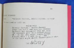The Rocky Horror Picture Show Original Script 1974 + Bonus Movie Handbill 1979