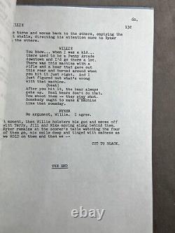 The Rookies 1972 first draft movie script 20th century fox
