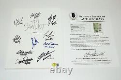 The Sandlot Cast Signed Movie Film Script Beckett Coa Mike Vitar Benny The Jet