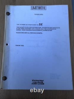 The Scarlet Letter Original 1995 Movie Script Screenplay Douglas Day Stewart A