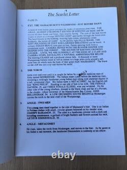 The Scarlet Letter Original 1995 Movie Script Screenplay Douglas Day Stewart A