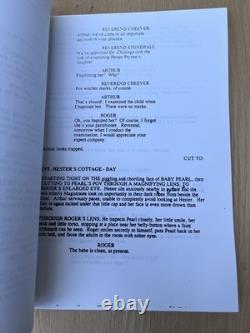 The Scarlet Letter Original 1995 Movie Script Screenplay Douglas Day Stewart A