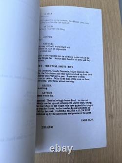 The Scarlet Letter Original 1995 Movie Script Screenplay Douglas Day Stewart A