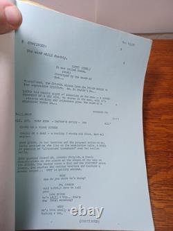 The Seventh 7th Sign Original Screenplay Movie Script 1987 JRR 36