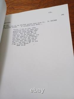 The Seventh 7th Sign Original Screenplay Movie Script 1987 JRR 36