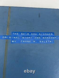 The Skid Row Slasher Screenplay Draft 2 Frank Saletri Blaxploitation Horror Film