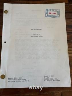 The Specialist Sylvester Stallone Movie Original Screenplay Script
