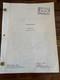 The Specialist Sylvester Stallone Movie Original Screenplay Script