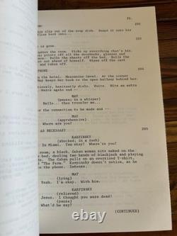 The Specialist Sylvester Stallone Movie Original Screenplay Script