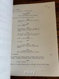 The Specialist Sylvester Stallone Movie Original Screenplay Script