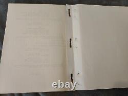 The Stuntman Original Movie Script Officially Used by Actor John Garwood