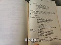 The Stuntman Original Movie Script Officially Used by Actor John Garwood
