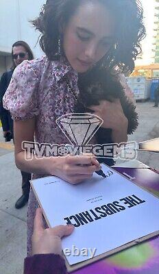 The Substance Signed Movie Script By Demi Moore & Margaret Qualley Beckett Coa