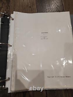 The Texas Chainsaw Massacre Original Script Hitchhikers Movie Prop Leatherface