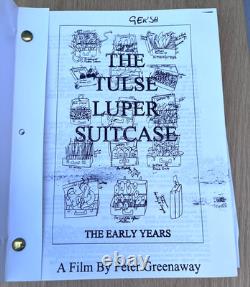 The Tulse Luper Suitcase Original Movie Script Peter Greenaway Multimedia