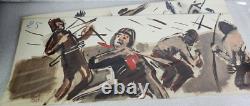 The Vikings 1958 Movie 25 Art Storyboards Film K. Douglas T. Curtis E. Borgnine