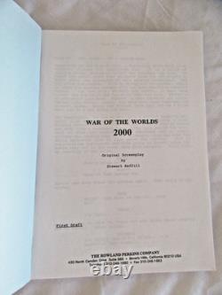 The War Of The Worlds Screenplay -By Stewart Raffill -FIRST DRAFT