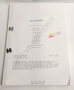 The Wolverine 2013 Production Used SFX Department Copy Orig Movie Film Script