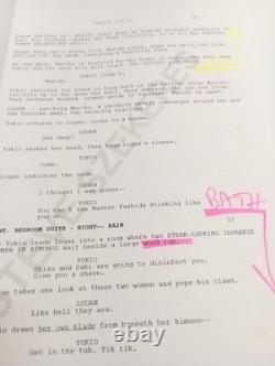 The Wolverine 2013 Production Used SFX Department Copy Orig Movie Film Script