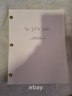 The sixth sense final movie script original 1998 M. Night Shyamalan mint