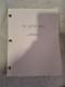 The Sixth Sense Final Movie Script Original 1998 M. Night Shyamalan Mint