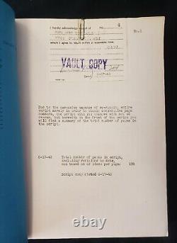 They Were Expendable 1945 Vintage Movie Script, PT Boats, John Wayne, John Ford