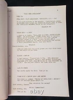 They Were Expendable 1945 Vintage Movie Script, PT Boats, John Wayne, John Ford
