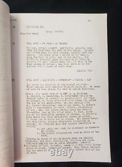 They Were Expendable 1945 Vintage Movie Script, PT Boats, John Wayne, John Ford